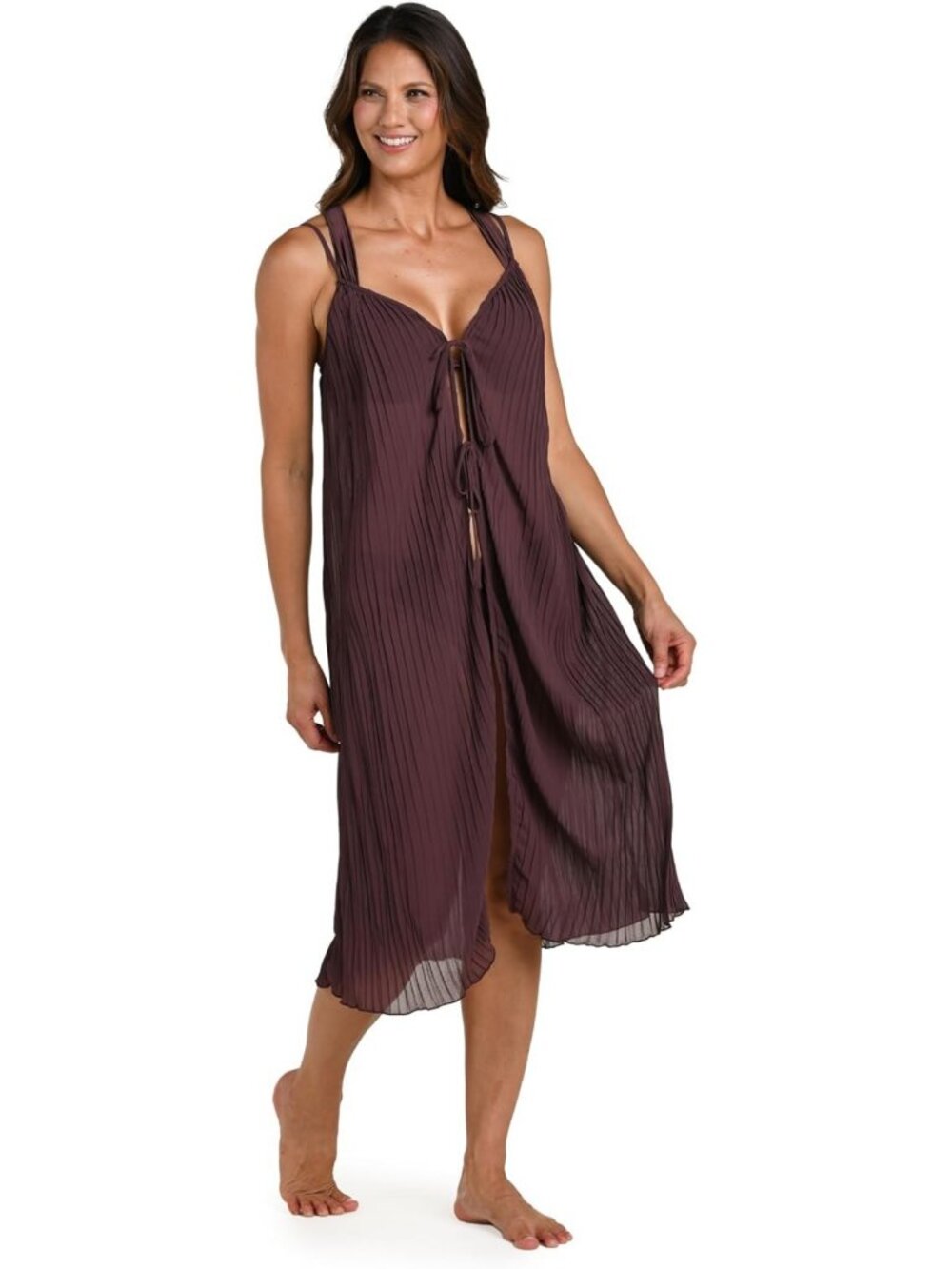 Chic Women's Midi Dress Swimsuit Cover-Up | Beachwear, Vacation Essential